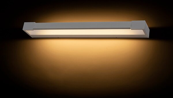 Koupelnové nástěnné LED svítidlo IMPERISO 60, bílé, 18 W, teplá bílá 3000 K, IP44