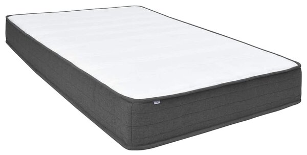 Postel boxspring tmavě šedá textil 160 x 200 cm 3054795