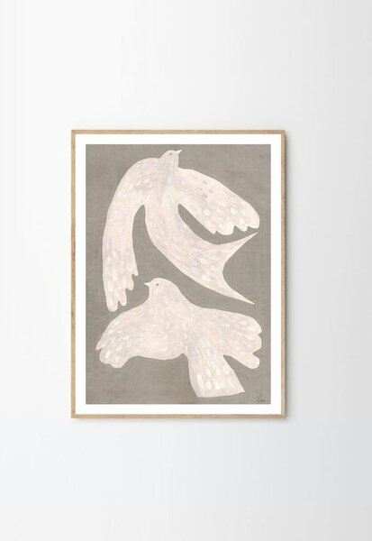 Plakát 30x40 cm Two Birds – Clara Schicketanz – The Poster Club