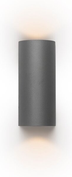 Venkovní nástěnné LED svítidlo ZACK II, antracitové, 2× 3 W, teplá bílá 3000 K, IP54