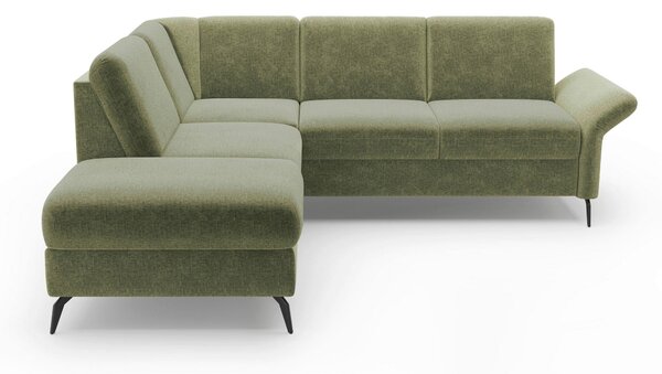 ROHOVÁ SEDAČKA, textil, světle zelená Sit & More - Sedací soupravy, Online Only