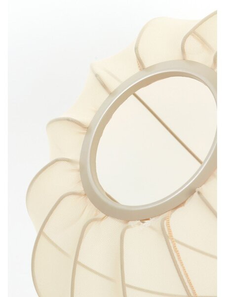 Béžové závěsné svítidlo s textilním stínidlem ø 39 cm Elati – Light & Living