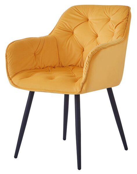 Designové křeslo Fedro (žlutá)