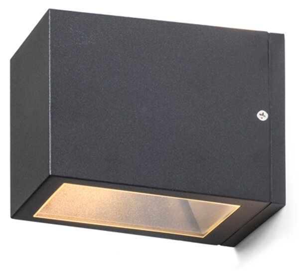 Venkovní nástěnné svítidlo CABOX II, antracitové, patice E27, 15 W, IP54