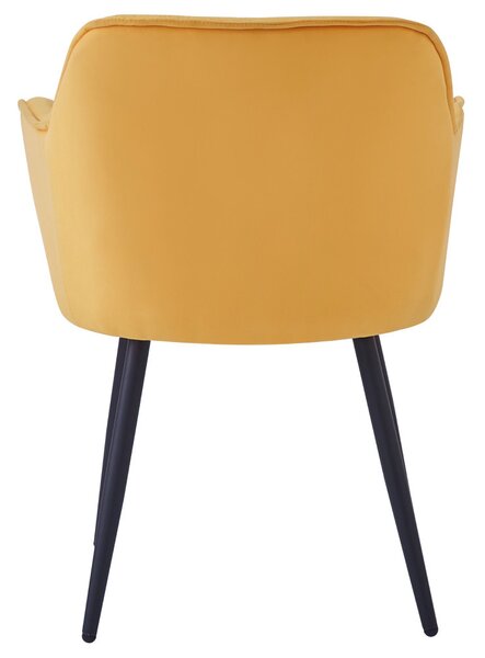 Designové křeslo Fedro (žlutá)