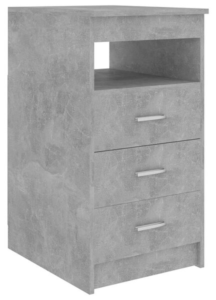 Psací stůl betonově šedý 140 x 50 x 76 cm kompozitní dřevo 3054784