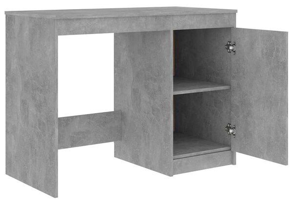 Psací stůl betonově šedý 140 x 50 x 76 cm kompozitní dřevo 3054784