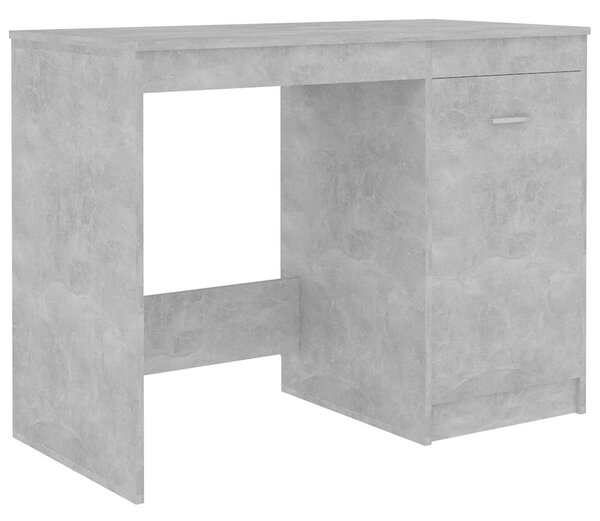 Psací stůl betonově šedý 140 x 50 x 76 cm kompozitní dřevo 3054784