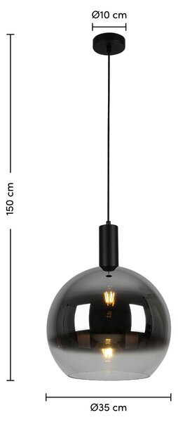 ZÁVĚSNÉ SVÍTIDLO, 35/150 cm Dieter Knoll - Závěsná světla