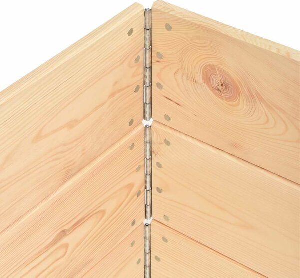 Vyvýšené záhony 3 ks 60 x 80 cm masivní borové dřevo 3055161