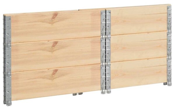 Vyvýšené záhony 3 ks 60 x 80 cm masivní borové dřevo 3055161