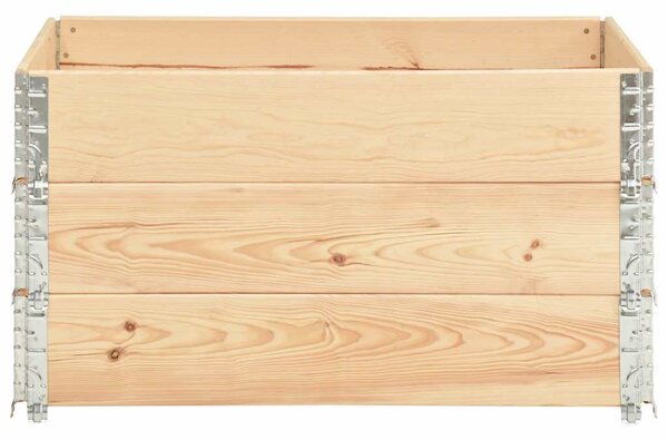 Vyvýšené záhony 3 ks 50 x 100 cm masivní borové dřevo 3055165
