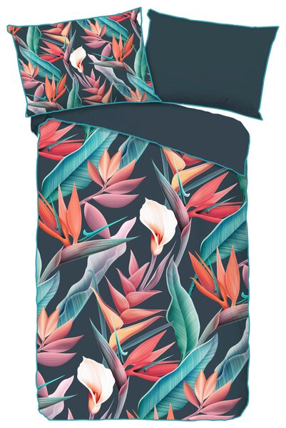 OBOUSTRANNÉ POVLEČENÍ, satén, vícebarevná, 140/200 cm - Povlečení, Online Only