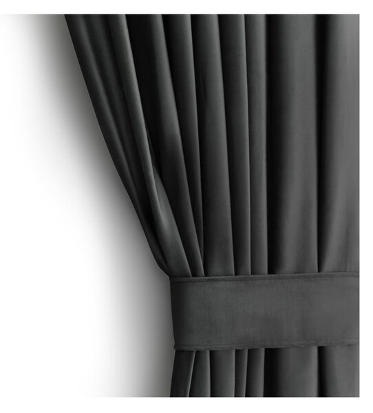 Šedý sametový dimout závěs 140x270 cm – Restilo