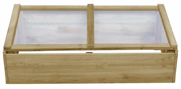 Pařeniště 2 ks impregnovaná borovice 100 x 50 x 35 cm 3055329