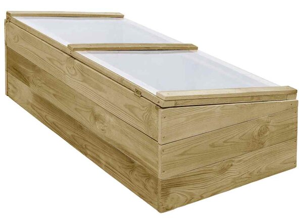 Pařeniště 2 ks impregnovaná borovice 100 x 50 x 35 cm 3055329