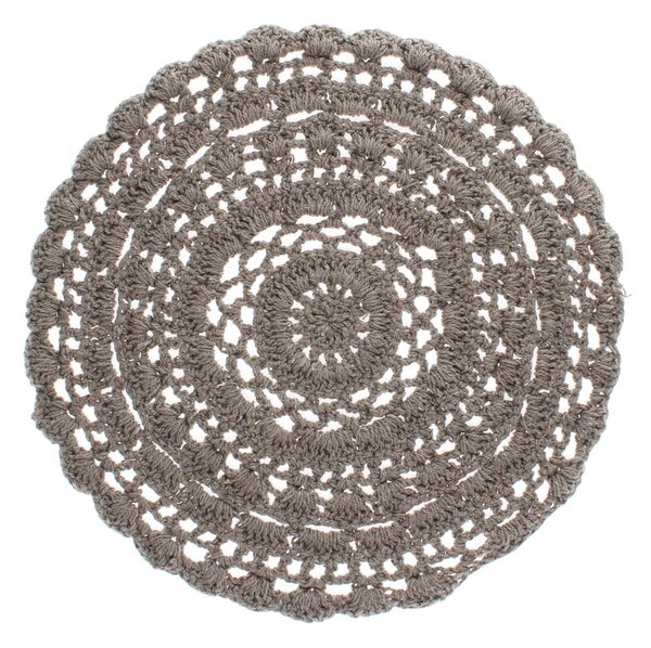 Prostírání s příměsí bavlny ø 35 cm Crochet – Rex London