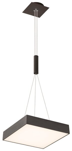 Závěsné LED svítidlo LARISA SQ 30, černé, 30 W, teplá bílá 3000 K