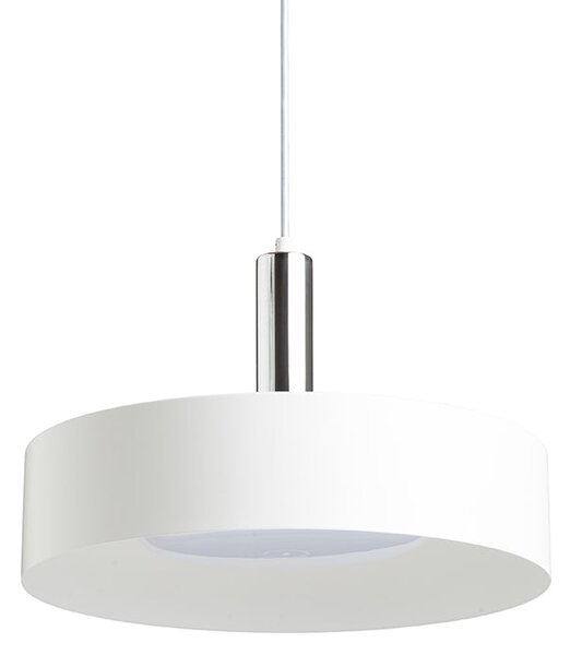 Závěsné svítidlo GIULIA 40, bílá/chrom, patice E27, 30 W