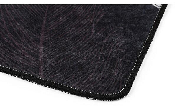Antracitové koupelnové předložky v sadě 2 ks 60x100 cm Alisan – Foutastic