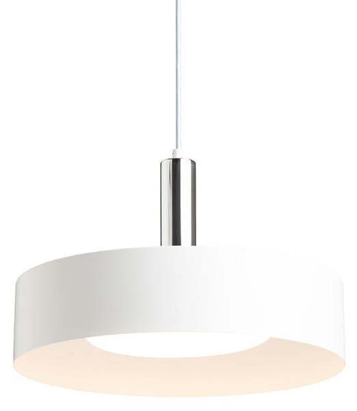 Závěsné svítidlo GIULIA 40, bílá/chrom, patice E27, 30 W