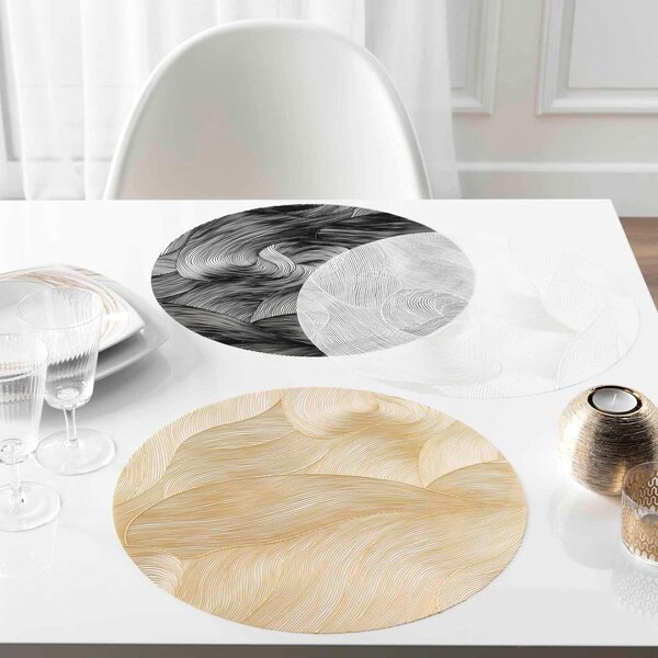 Plastové prostírání ø 38 cm Celeste – douceur d'intérieur