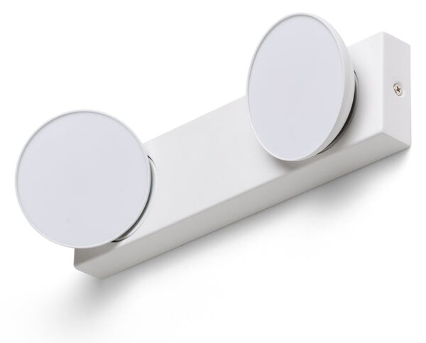 Přisazené nástěnné LED svítidlo ELISEO II, bílé, 2× 5 W, teplá bílá 3000 K