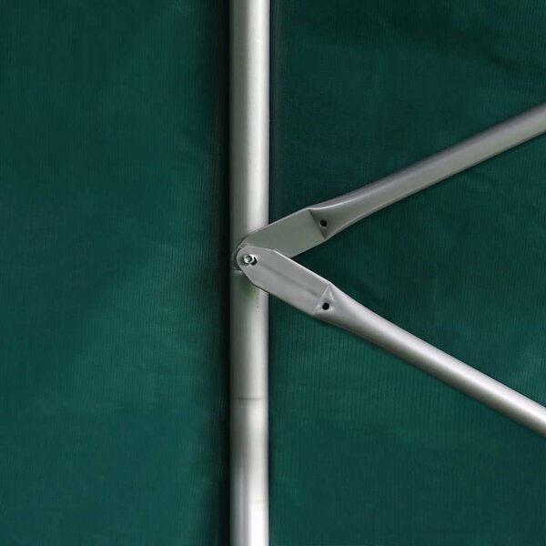 Přístřešek pro zvířata PVC 3,7 x 3,7 m zelený 3056433
