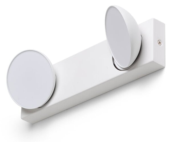 Přisazené nástěnné LED svítidlo ELISEO II, bílé, 2× 5 W, teplá bílá 3000 K