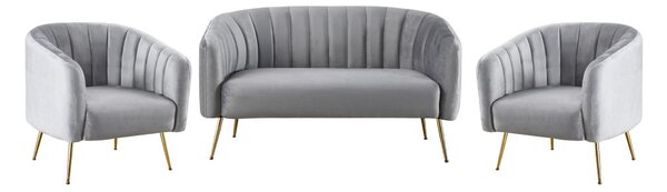 Designové křeslo Bagie (šedá)