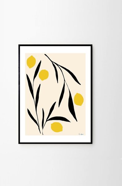 Plakát 30x40 cm Lemon – Anna Mörner – The Poster Club