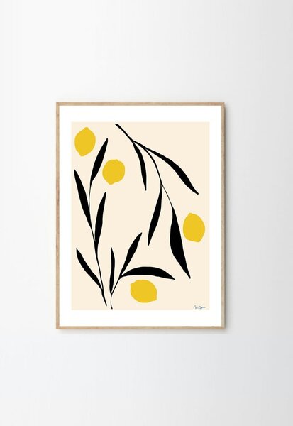 Plakát 30x40 cm Lemon – Anna Mörner – The Poster Club