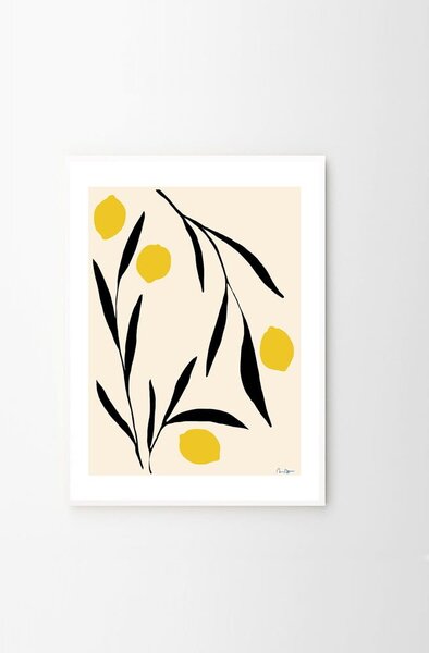 Plakát 30x40 cm Lemon – Anna Mörner – The Poster Club