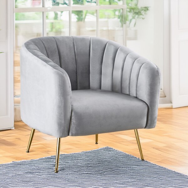 Designové křeslo Bagie (šedá)