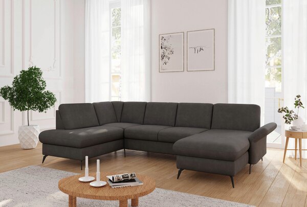 SEDACÍ SOUPRAVA, textil, barvy grafitu Sit & More - Sedací soupravy, Online Only