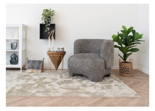Modrá deka z recyklované bavlny 130x180 cm Izmir – House Nordic