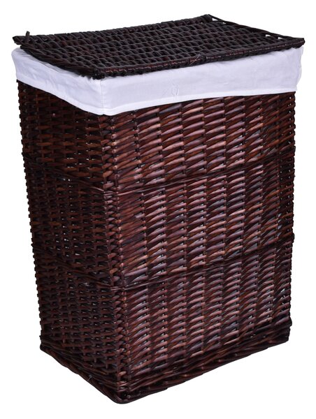 Proutěný koš 114 l – hnědý