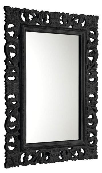 Sapho SCULE zrcadlo ve vyřezávaném rámu, 70x100cm, černá