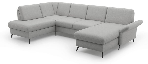 SEDACÍ SOUPRAVA, textil, světle šedá Sit & More - Sedací soupravy, Online Only