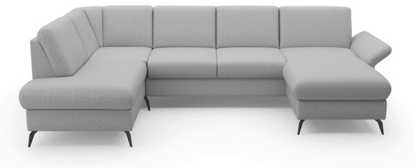SEDACÍ SOUPRAVA, textil, světle šedá Sit & More - Sedací soupravy, Online Only