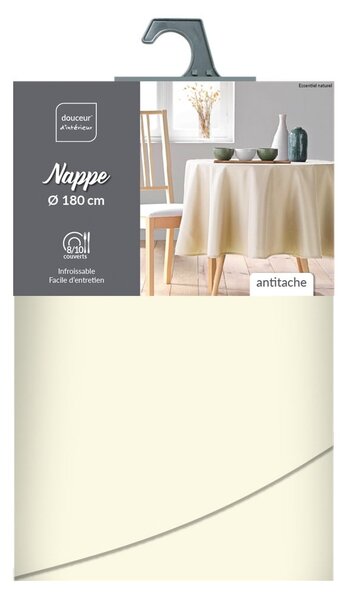 Ubrus ø 180 cm Essentiel – douceur d'intérieur