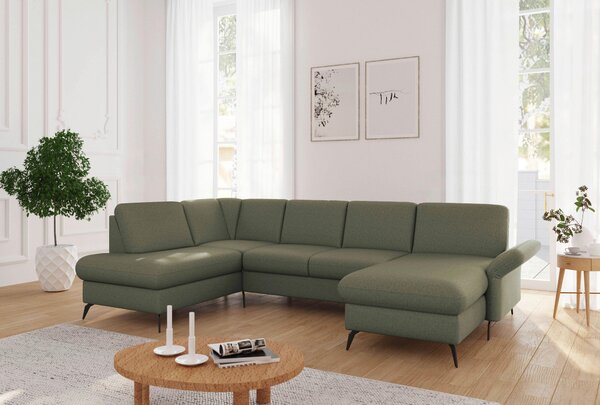 SEDACÍ SOUPRAVA, textil, olivově zelená Sit & More - Sedací soupravy, Online Only