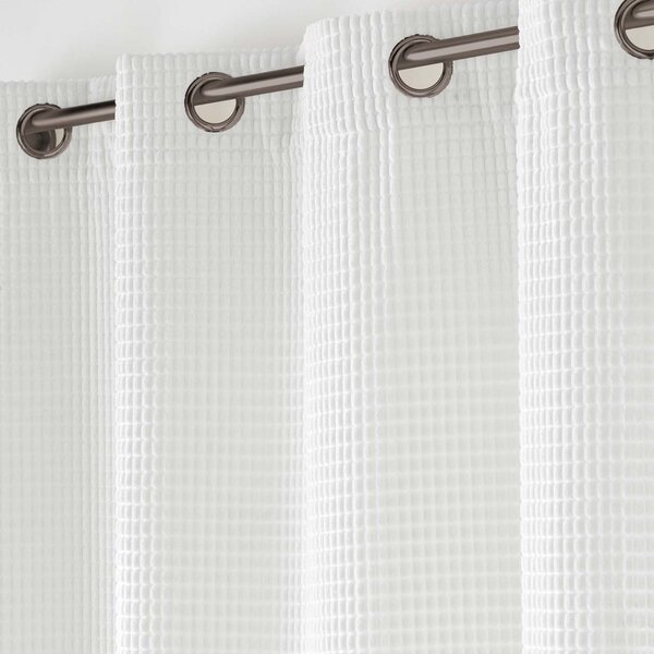 Bílý sametový závěs 140x260 cm Swing – douceur d'intérieur