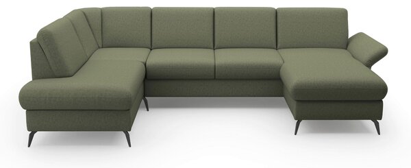 SEDACÍ SOUPRAVA, textil, olivově zelená Sit & More - Sedací soupravy, Online Only
