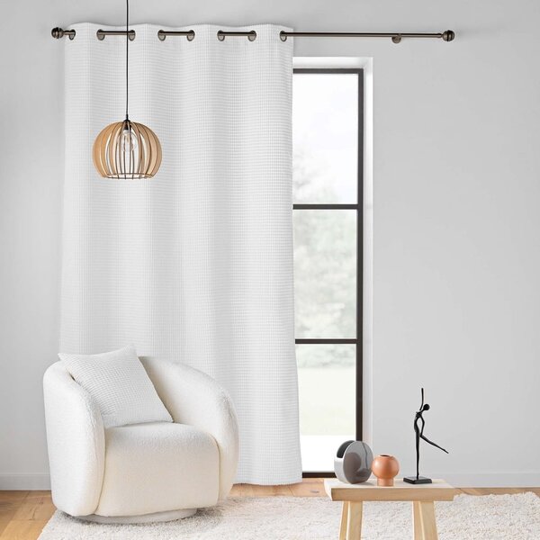 Bílý sametový závěs 140x260 cm Swing – douceur d'intérieur