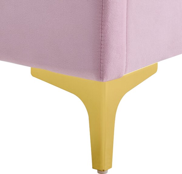 Manželská postel 140 cm Isador (růžová)