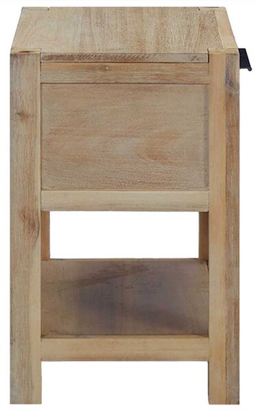 Noční stolky se zásuvkami 2 ks 40 x 30 x 48 cm masivní akácie 3057529