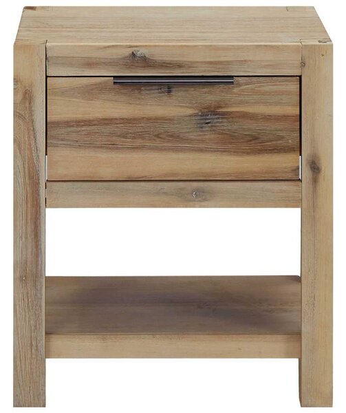 Noční stolky se zásuvkami 2 ks 40 x 30 x 48 cm masivní akácie 3057529
