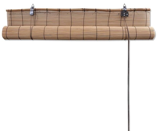 Zatemňovací rolety z bambusu 2 ks 150 x 220 cm hnědé 3057521