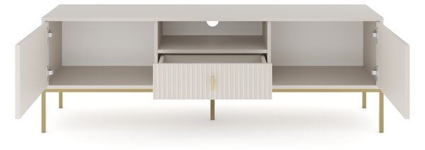 TV stolek/skříňka Magara 2D1S (kašmír + zlatá)